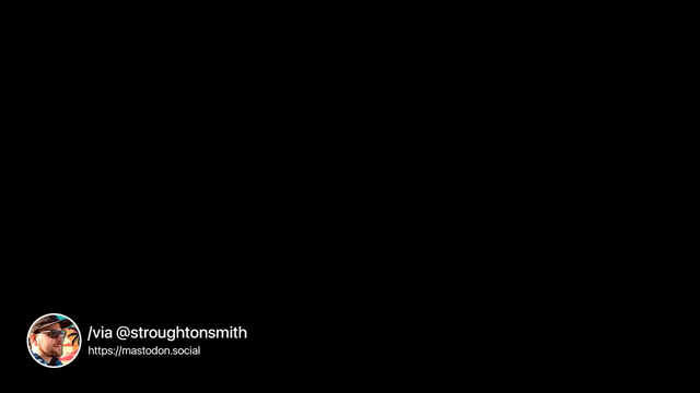 Steve Troughton-Smith (@stroughtonsmith@mastodon.social)