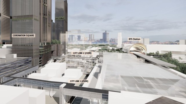 Rendering of where the City Link pedestrian walkway will be built. / Image from linked article.