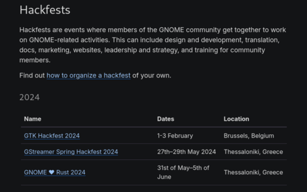 Screenshot of new GNOME Handbook Website