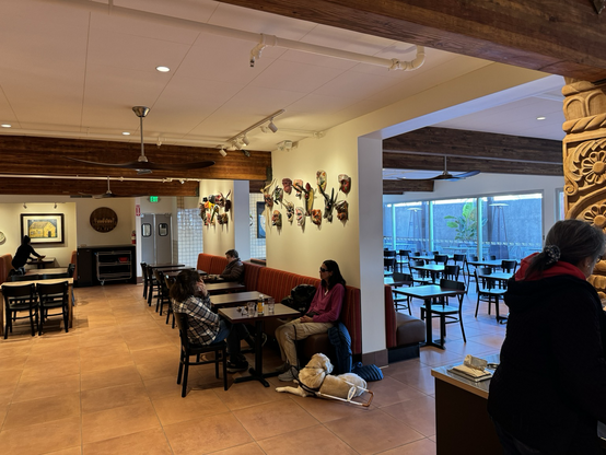 Renovated dining area. 