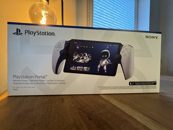 Foto der PlayStation Remote Player Verpackung von vorne.