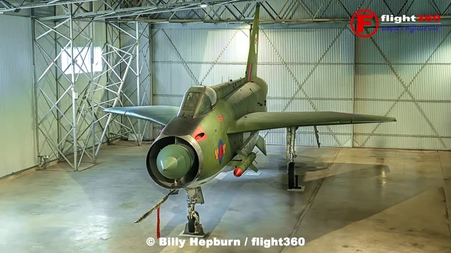 English Electric Lightning F.2A XN776 92 Squadron RAF within NMS East Fortune, Scotland.