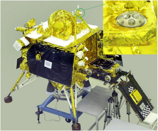 Chandrayaan-3 lander Vikram with LRA