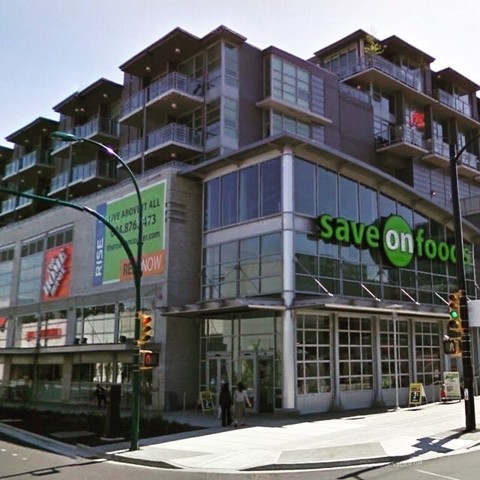 Four storeys of housing above a grocery store