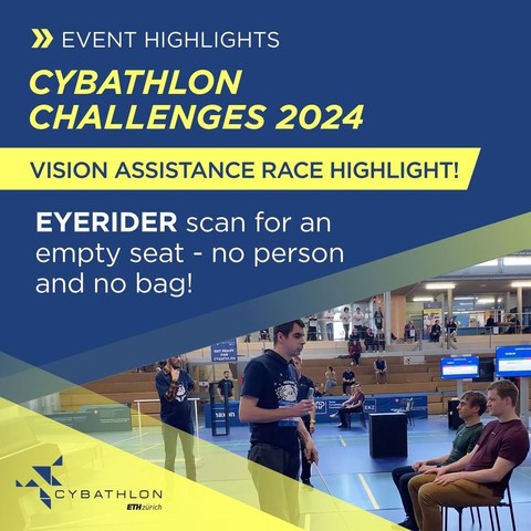 CYBATHLON Challenges 2024 Highlight - Vision Assistance Race with team EyeRider
