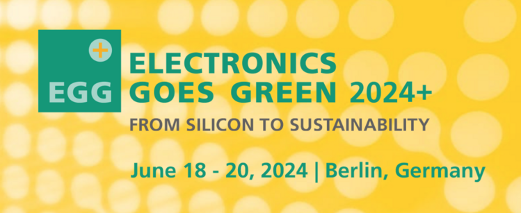 Logo of the conference "Electronics Goes Green" taking place this year in Berlin from June 18 to 20.