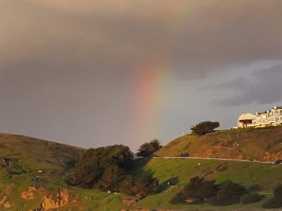 I have seen more rainbows in the last week than I think I have in tghe past couple of years.  I am choosingf to take this as a good omen; heaven knows we can use all the good omens we can get.
