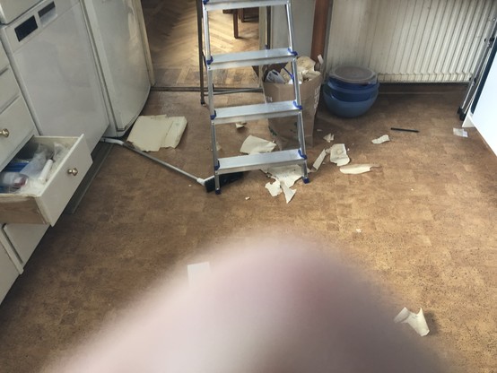 Mess on the floor