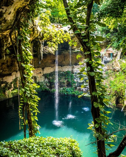 Cenote Zaci in Valladolid, Mexico