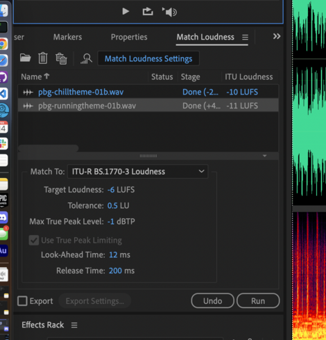 Adobe Audition has an audio loudness utility, this one calibrated to -6 LUFS.