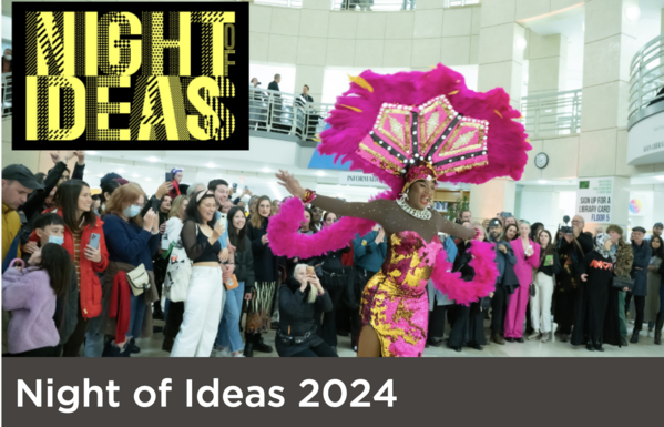 Website for the San Francisco Public Library's annual event "Night of Ideas". 