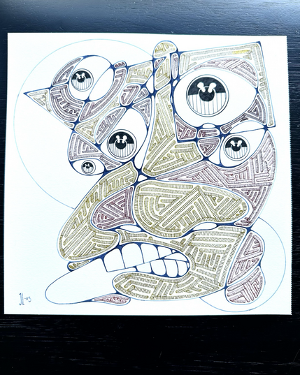 Neurographic portrait.