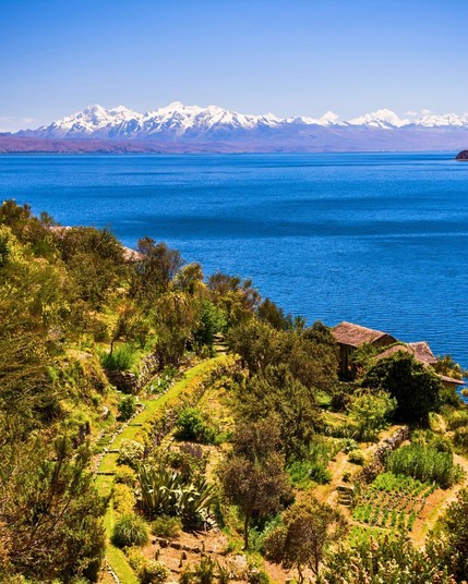 Isla del Sol and Lake Titicaca in Bolivia