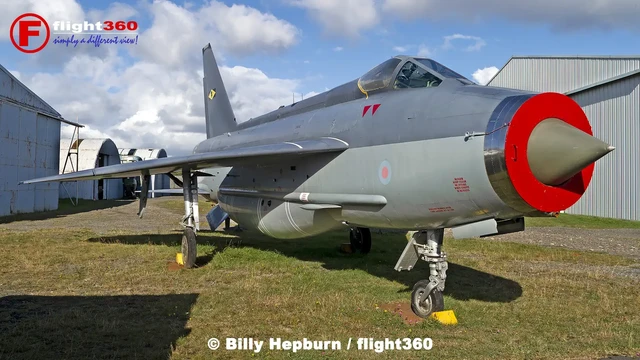 English Electric Lightning F.53 ZF594 at the North East Land Sea & Air Museum, Sunderland, UK.