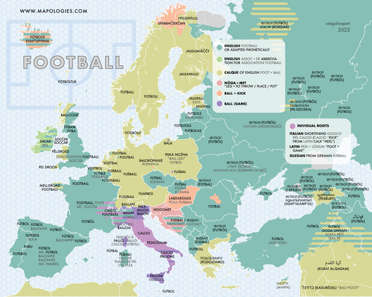 The sport "association footbal" or soccer in other languages