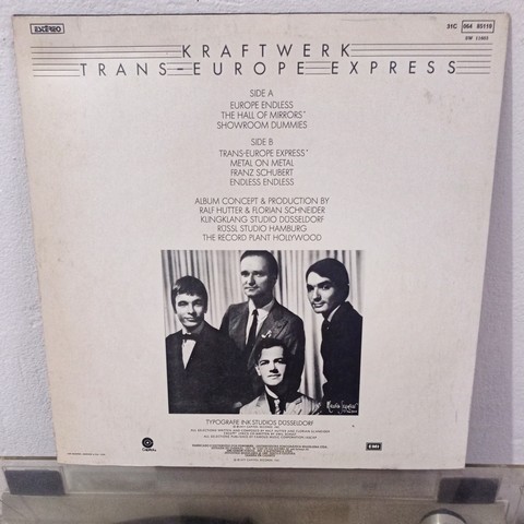 Contra capa do vinil 