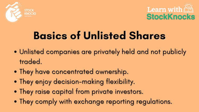 Unlisted shares