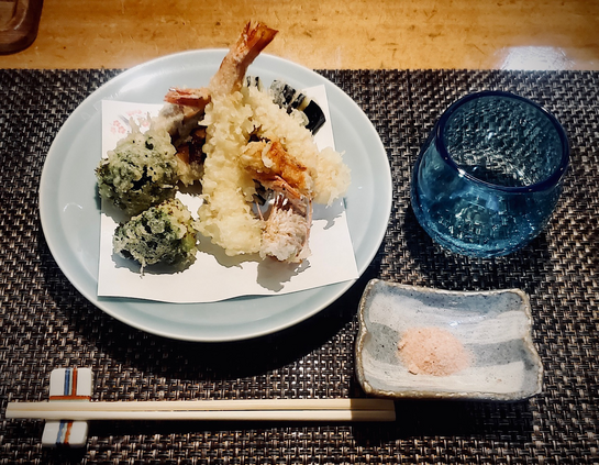 車海老の天麩羅