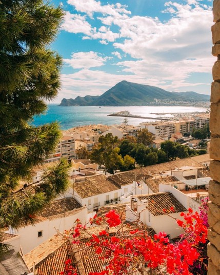Altea City in Spain
