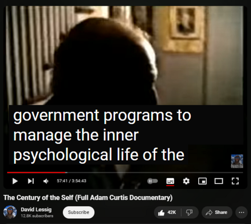 A documentary about the rise of psychoanalysis as a powerful means of persuasion for both governments and corporations.

Stars
Adam CurtisRobert ReichAnn Bernays
