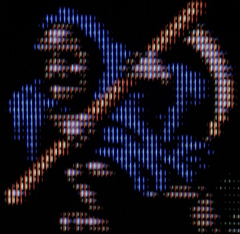 Skeleton Murderer/ Grim Reaper from Ghouls 'n Ghosts (Mega Drive) on Sony Trinitron CRT