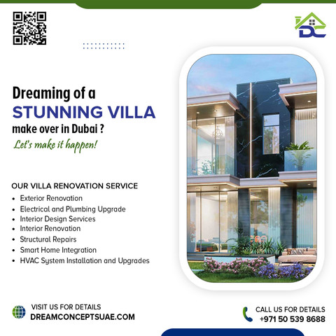 Villa Renovation Company in Dubai - Dream Concepts UAE