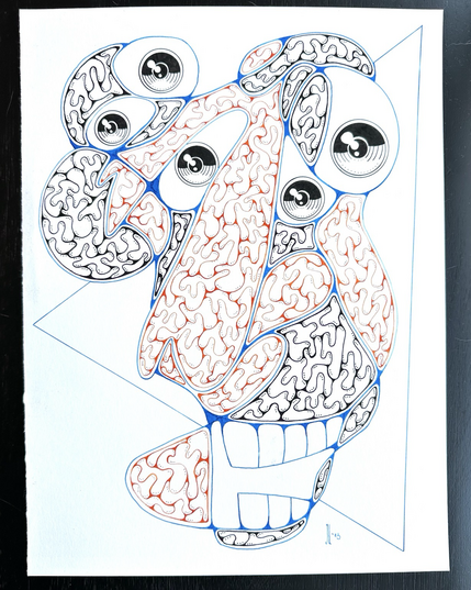 Neurographic portrait.