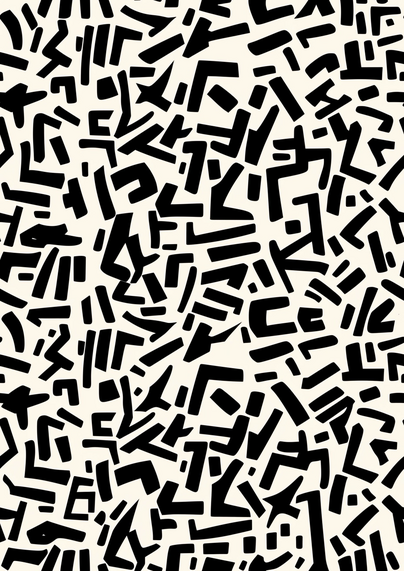 Black and white abstract pattern ai art