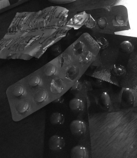 Imagen de píldoras y medicamentos