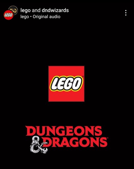 LEGO logo and Dungeons and Dragons logo
