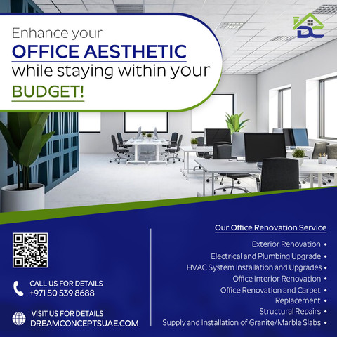 Office Renovation Services Dubai - Dream Concepts UAE 