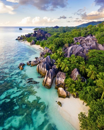 Beach in the Seychelles