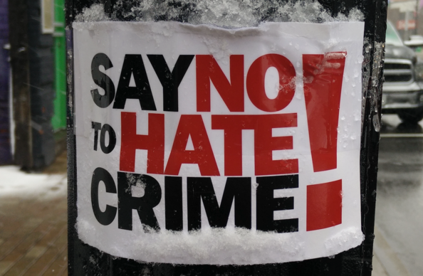 Say No to Hate Crime! by Mike Gifford CC BY-NC 2.0 https://flic.kr/p/Nc2Xsb