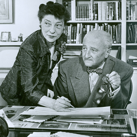 Elizebeth Friedman with her husband, William Friedman