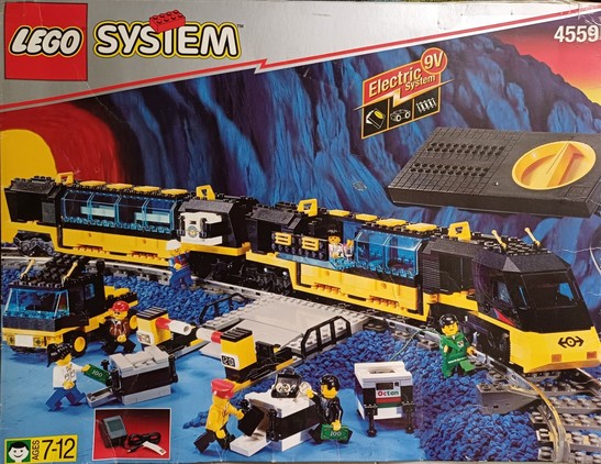 LEGO train sales box from set 4559