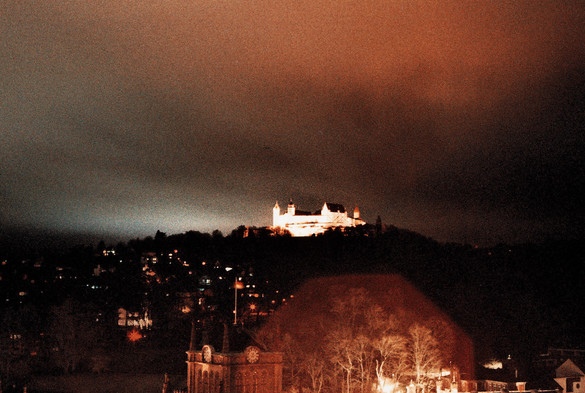 The Fortress of Coburg at Night