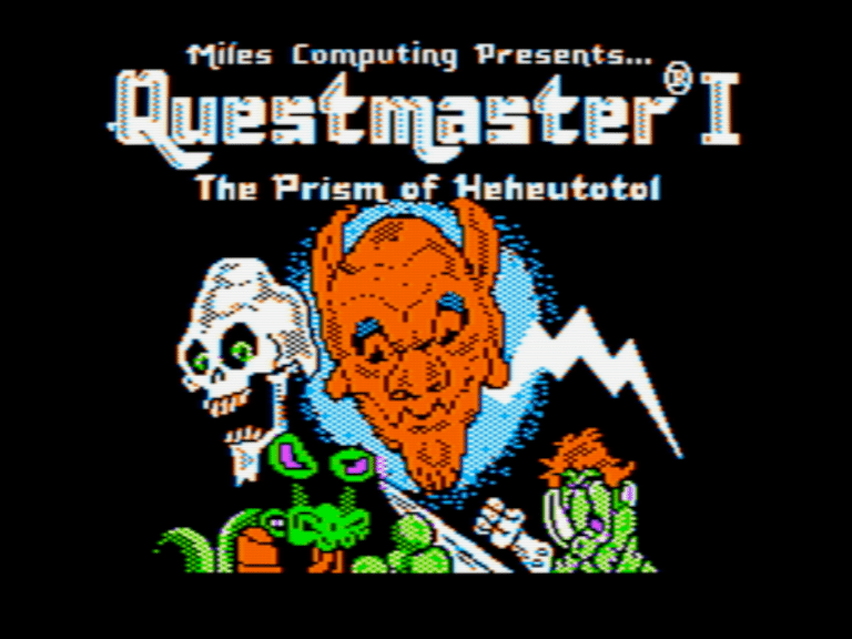 title screenshot from "Questmaster I"