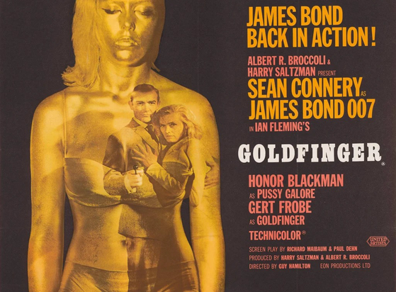 Goldfinger Quad Poster 