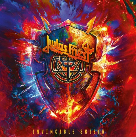 Portada del disco Invincible Shield de Judas Priest publicado el 08/03/2024