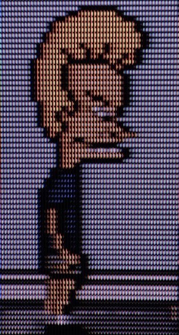 Beavis from Beavis & Butt-Head (SNES) on Sony Trinitron Aperture Grille CRT TV