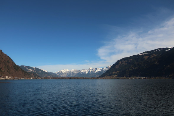 See, Berge und Schnee
