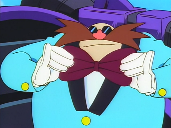 Dr robitnik in a bomb ass cyan suit