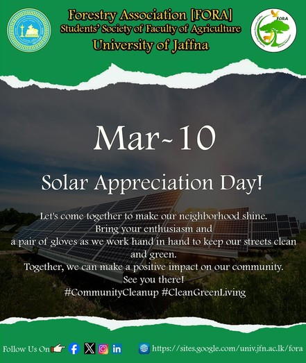 Solar Appreciation Day!