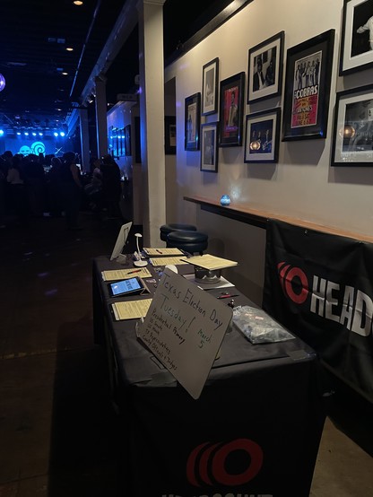 Mitch Rowland show at Antone’s. No volunteers at this one, they all canceled. No problem, worked the show myself, still got people registered and had fun.