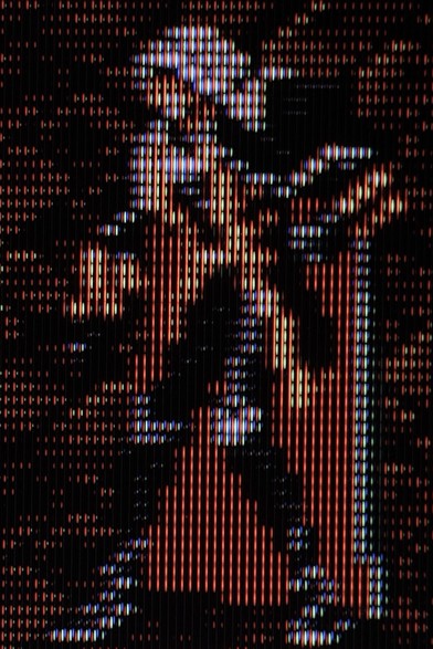 Alucard from the Mega Drive Symphony of the Night demo on Sony Trinitron CRT TV