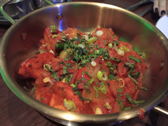 A curry dish my friend ordered (I forgot to ask what it's called)