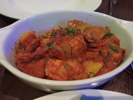 A curry dish my friend ordered (I forgot to ask what it's called)