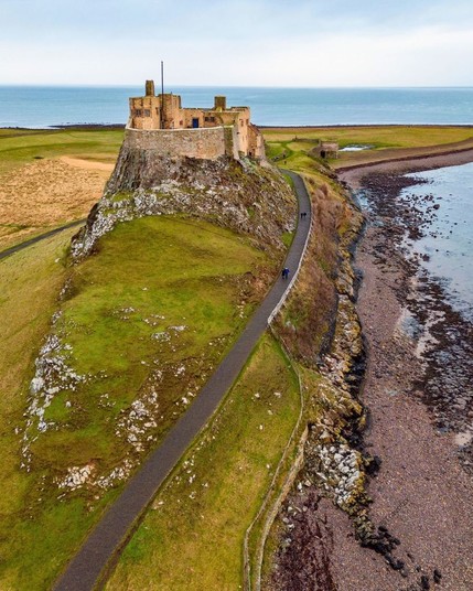 Lindisfarne Castle inEngland, UK