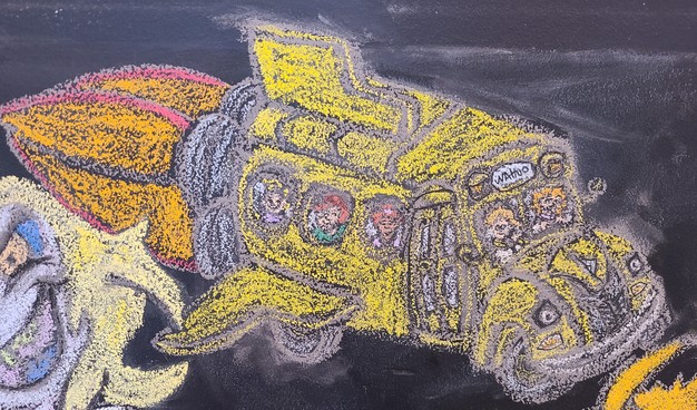 The Magic School Bus from the children's books and cartoon of the same name 