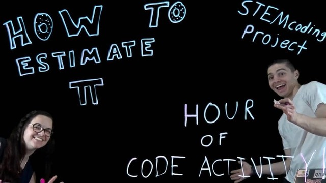 A screenshot from a pi day activity